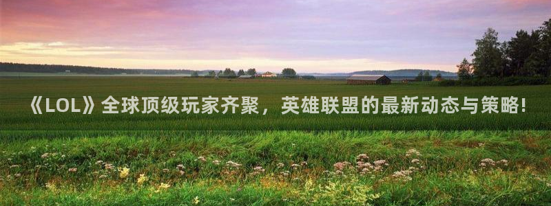 奇亿娱乐登录地址：《LOL》全球顶级玩家齐聚，英雄联盟的最新